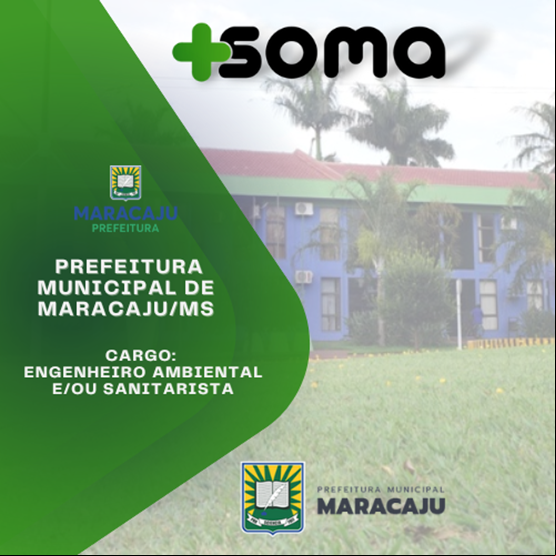 PREFEITURA MUNICIPAL DE MARACAJU/MS - CARGO ENGENHEIRO AMBIENTAL E/OU SANITARISTA