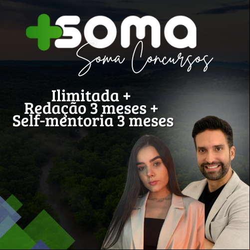 Combo 1 - Plano Ilimitado + Redação 3 meses + Self-Mentoria 3 meses